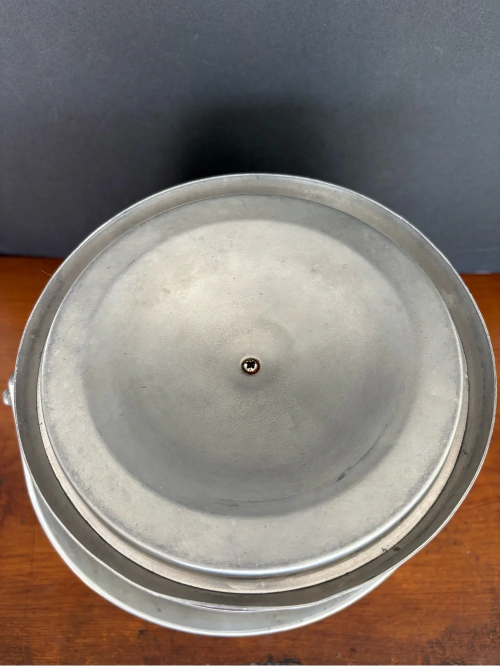 Vintage Kromex Atomic Age Ice Bucket- Mid Century Modern Space Race Aesthetic